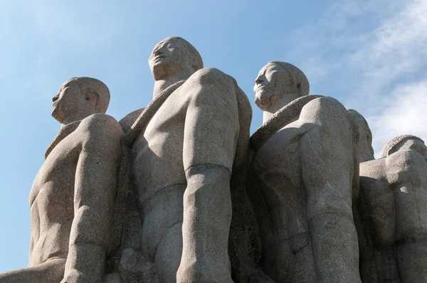 Le monument Bandeiras à Sao Paulo Brésil — Photo