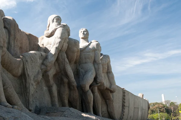 Le monument Bandeiras à Sao Paulo Brésil — Photo