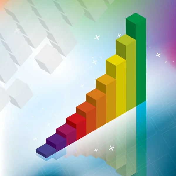 Fortschrittsbalkendiagramm — Stockvektor