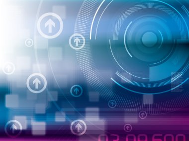 Fütürist teknoloji soyut arkaplan