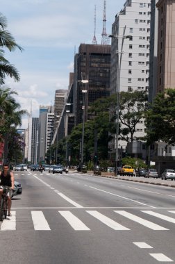 Paulista avenue, sao paulo, Brezilya