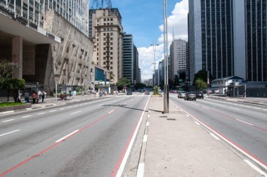 Paulista avenue, sao paulo, Brezilya