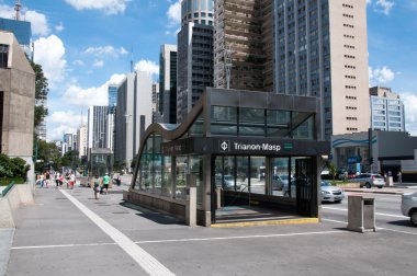 Paulista avenue, sao paulo, Brezilya