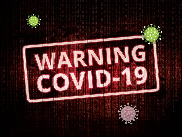 コロナウイルス病ベクトル背景にCovid 19感染医学 中国病原体呼吸器インフルエンザCovidウイルス細胞 ベクトル図でCovid 19という名前のコロナウイルス病 — ストックベクタ