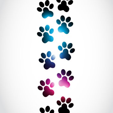 vektör arka paws