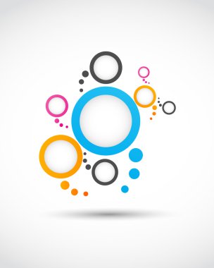 soyut renkli daireler