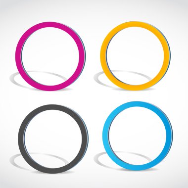 rings soyut renkli daireler