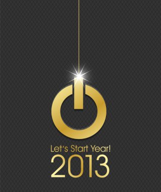 2013 altın enerji düğmesini Noel top