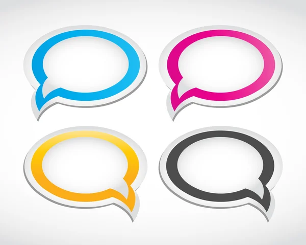 Dialog speech bubbles set — Stock Vector