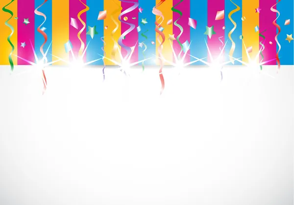 Absztrakt, színes, fényes birthday háttér — Stock Vector