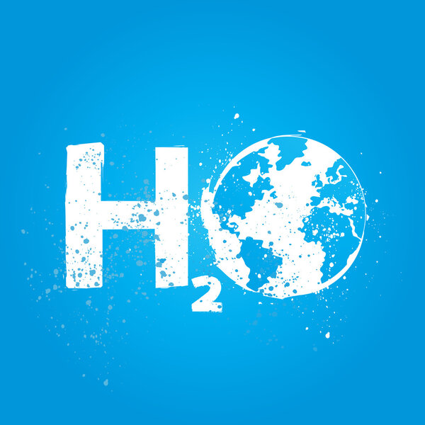 Water h2o world ecology concept