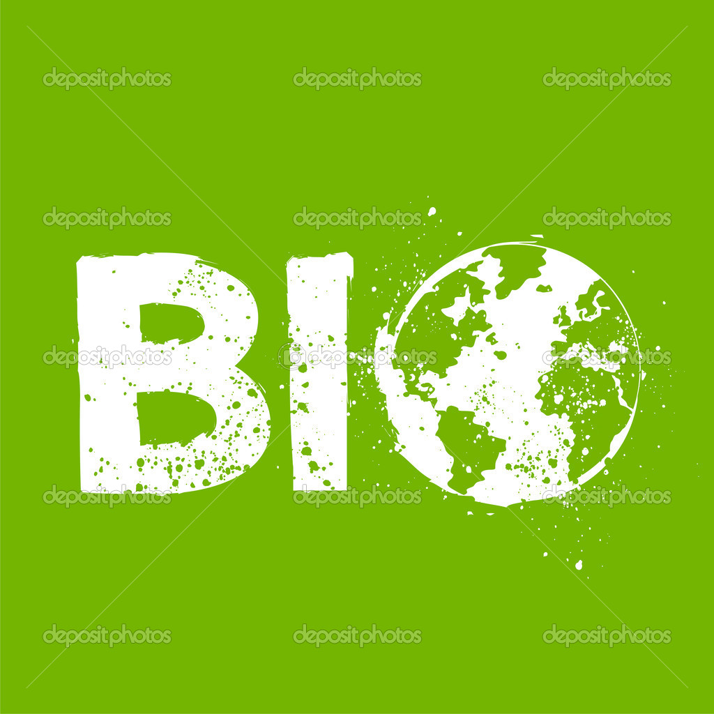 Bio vector illustration abstract background
