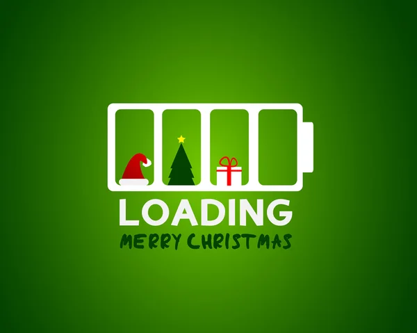 Buon Natale web sale loading concept — Vettoriale Stock