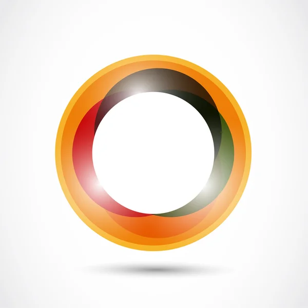 Φωτεινό και πολύχρωμο κύκλο — Διανυσματικό Αρχείο