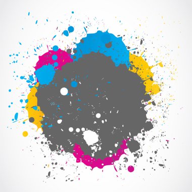 renkli boya splash arka plan