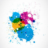 Картина, постер, плакат, фотообои "abstract colorful grunge splash paint", артикул 24412991