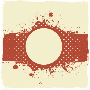 soyut grunge splash etiket kartı