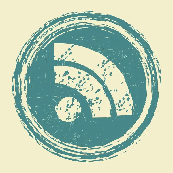 Grunge Wifi Symbol — Stockový vektor