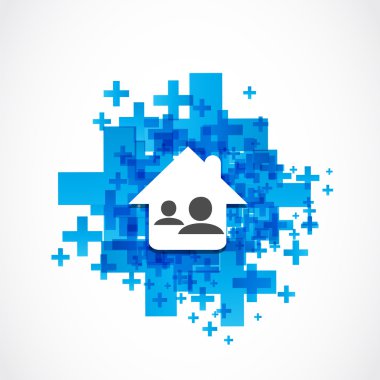 Gayrimenkul toplumsal ağ şekil