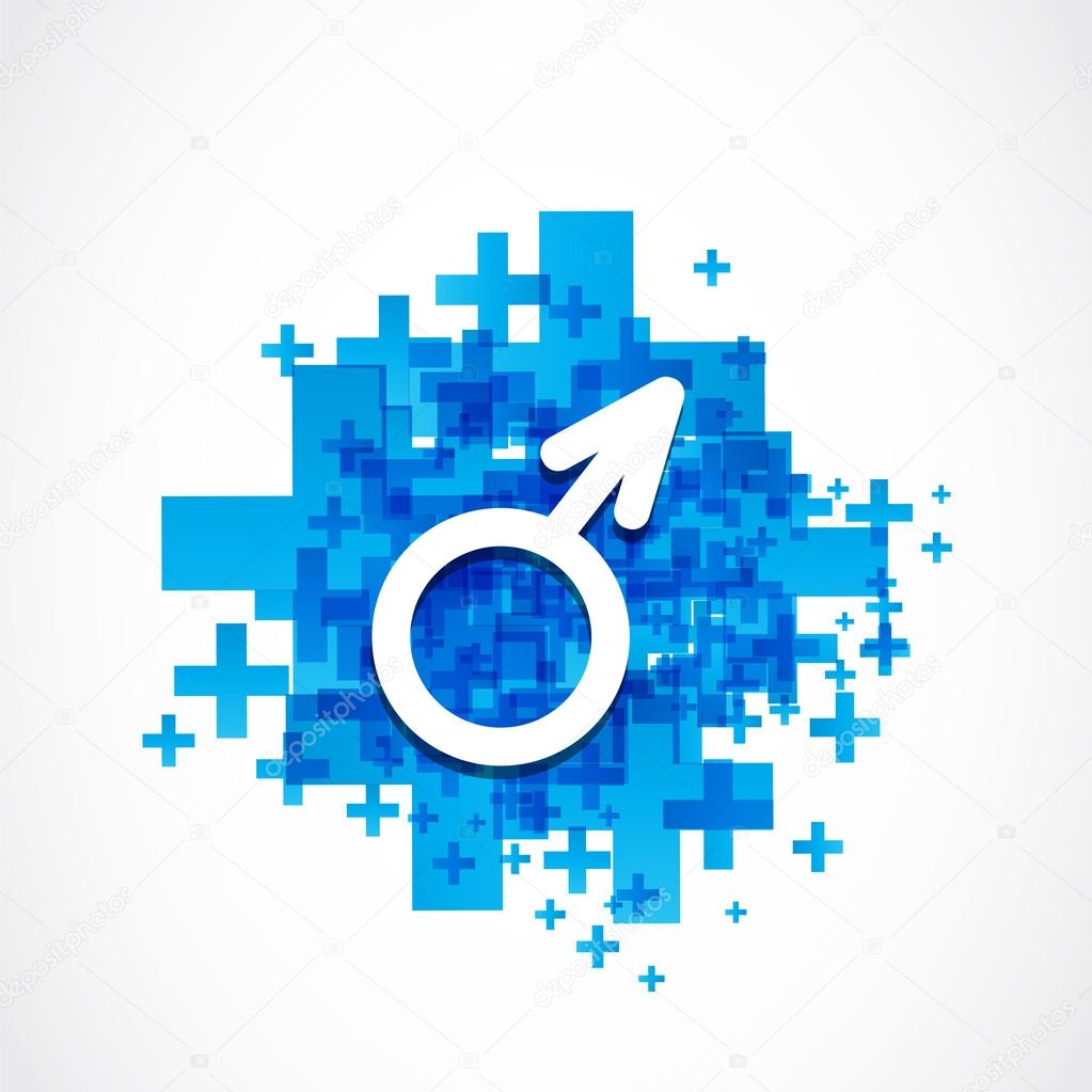 positive male gender symbol