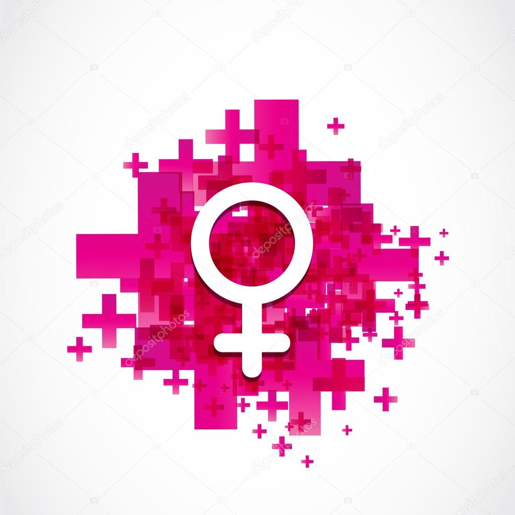 positive female gender symbol