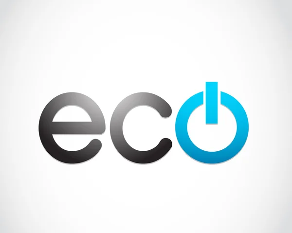 Eco power koncepcję — Wektor stockowy