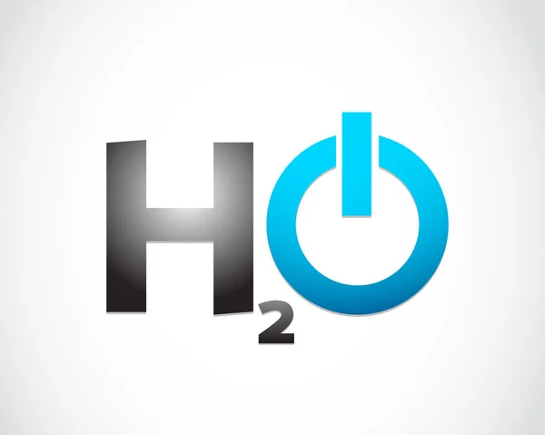 H2O makt — Stock vektor
