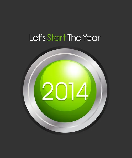 Begin 2014 — Stockvector
