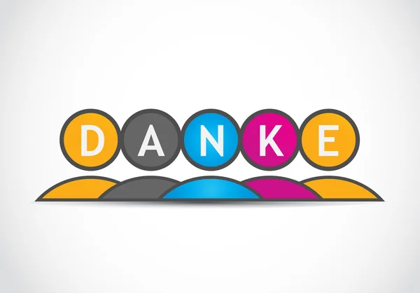 Danke. — Vector de stock