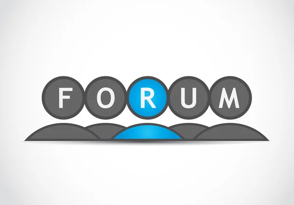Forumgroep — Stockvector