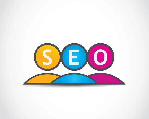 Sosyal medya seo kavramı — Stok Vektör