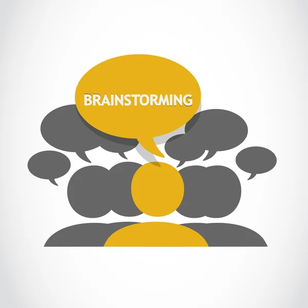 Brainstorming aziendale — Vettoriale Stock
