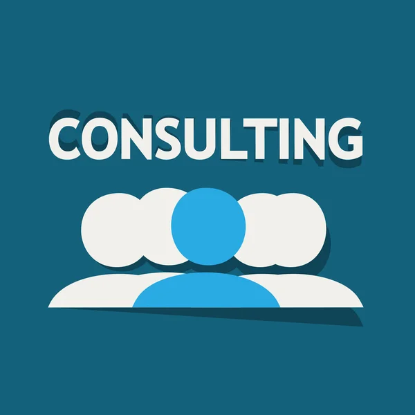 Consulting Team — Stock Vector