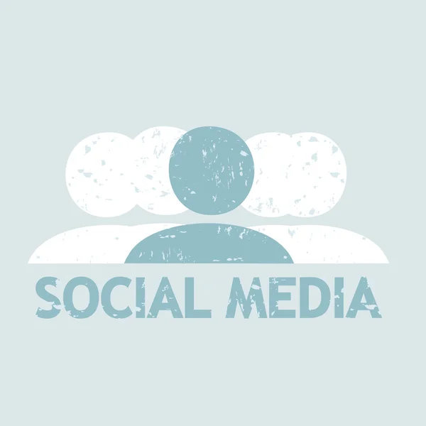 Social media — Vettoriale Stock