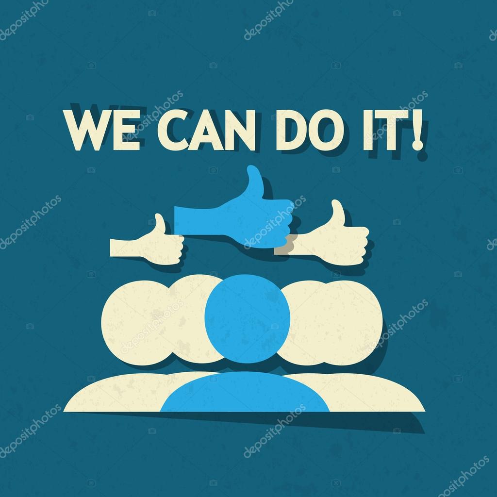 ᐈ Yes We Can Do It Stock Images Royalty Free Yes We Can Pictures Download On Depositphotos