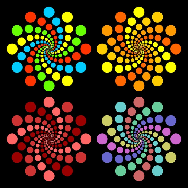 Χρωματιστοί κύκλοι. — Διανυσματικό Αρχείο