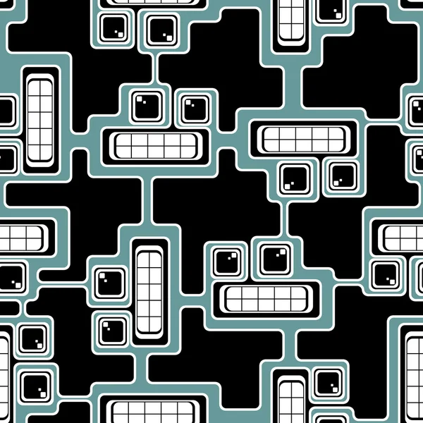 Fondo futurista sin fisuras — Archivo Imágenes Vectoriales