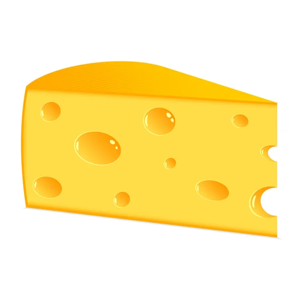 Morceau de fromage — Image vectorielle