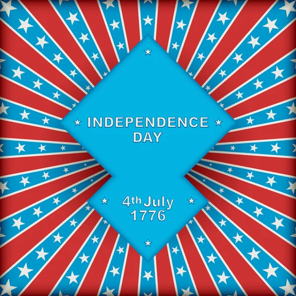 USA: s självständighetsdag — Stock vektor