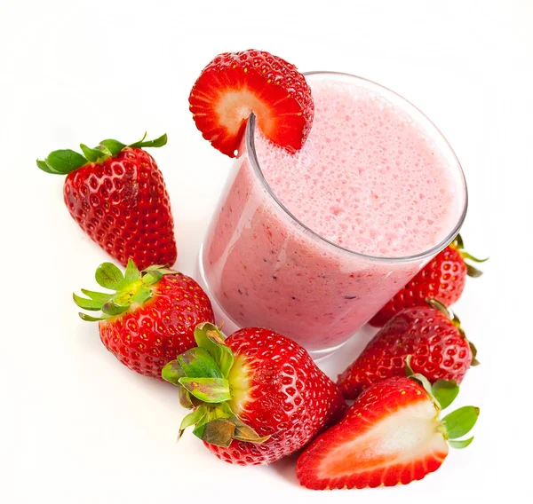 Smoothie de morango — Fotografia de Stock