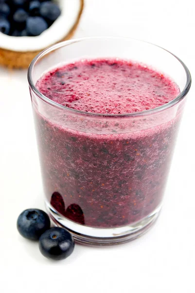 Smoothie blueberry — Stok Foto