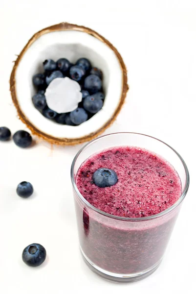 Blaubeer-Smoothie — Stockfoto