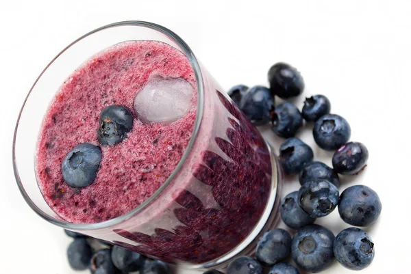 Smoothie blueberry — Stok Foto