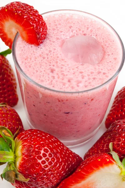 Aardbeiensmoothie — Stockfoto