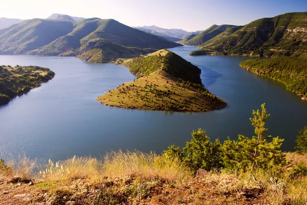 Kardjali lake, Bulgaria — Stock Photo, Image