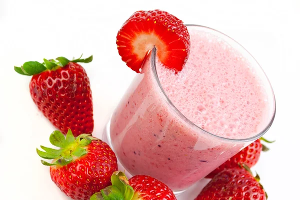 Smoothie de morango — Fotografia de Stock