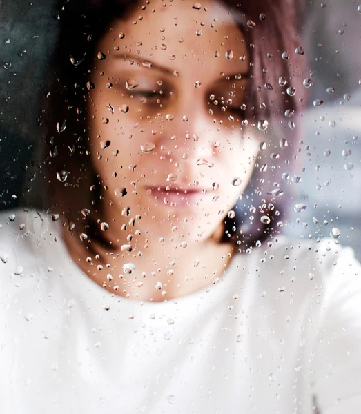 Sad abused woman — Stock Photo, Image