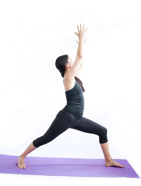 güzel kız pratik yoga