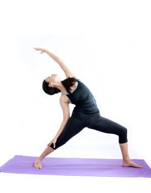 güzel kız pratik yoga