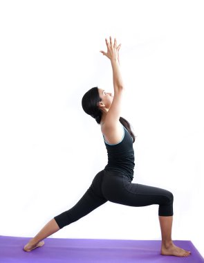 güzel kız pratik yoga